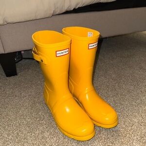 Hunter Yellow Rain Boots